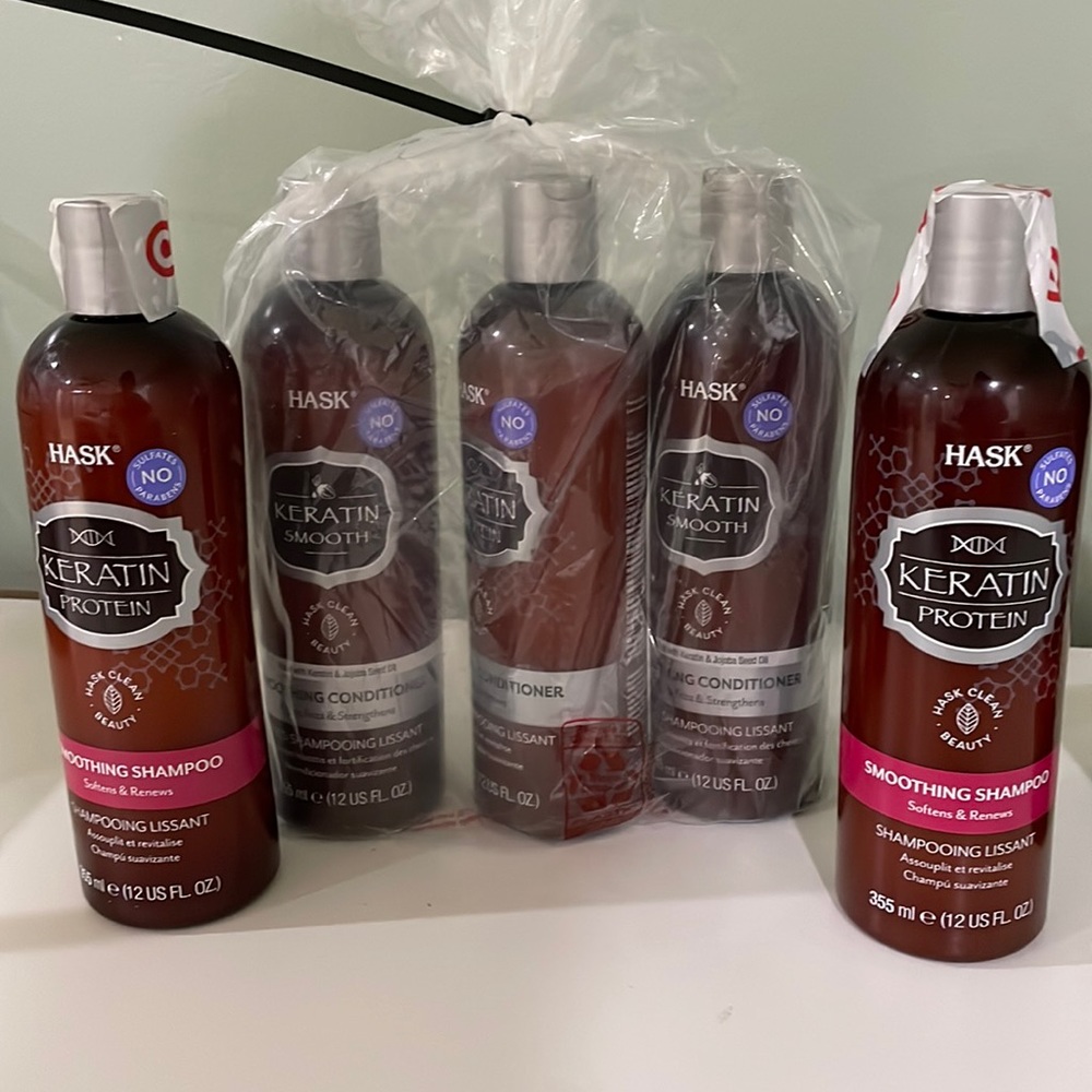 HASK KERATIN SHAMPOO& CONDITIONER SETS